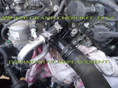 2019 Jeep Grand Cherokee Thermostat Replacement 3.6 Pentastar V6
