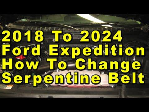 How to Replace the Serpentine Belt on a 2018-2026 Ford Expedition (Engine: V6 3.5L)