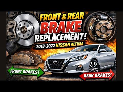 How to Replace Front Brake Pads and Rotors on a 2013-2025 Nissan Altima (Trim: Edition ONE | Engine: Inline 4 2.0L | Body: Sedan)