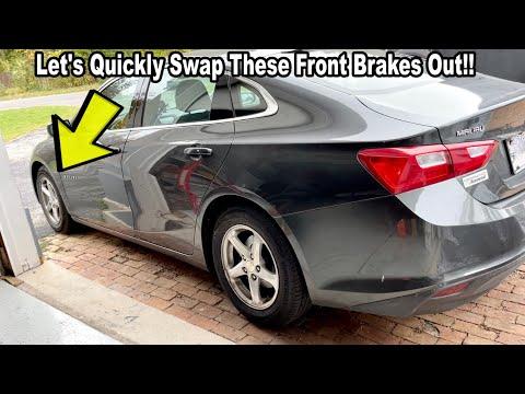 2016-2022 Chevy Malibu Front Brake Pad Replacement! How To Change Front Brakes On A Chevy Malibu!