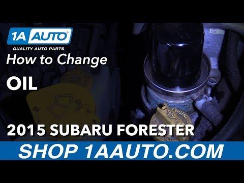 How to Change Oil 13-18 Subaru Forester