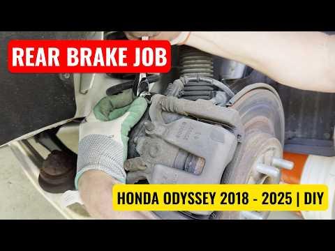 Honda Odyssey Rear Brake Pad Replacement (2018–2025) | With Electronic Parking Brake