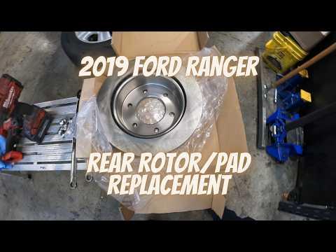 How to Replace Rear Brake Pads on a 2019-2023 Ford Ranger (EPB Service Mode Guide) (Engine: Inline 4 2.3L)
