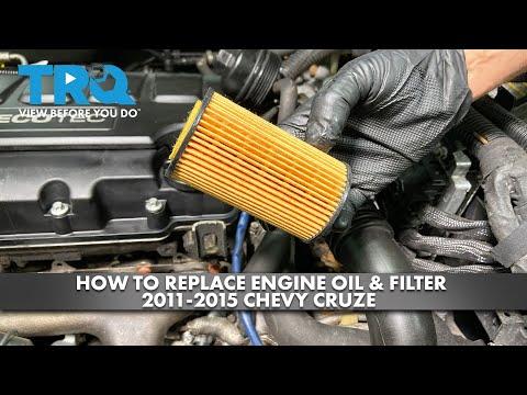 How to Change Oil 2011-2015 Chevrolet Cruze