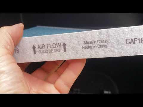 2018 Jeep Grand Cherokee Limited 4x4 3.6 V6 Cabin Air Filter Replacement Change How To and Where..