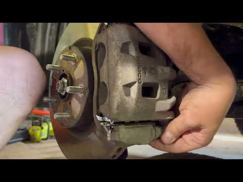 2019 Outback front brake pad change