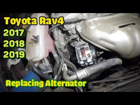 Replacing Alternator on TOYOTA RAV4 2017 2018 2019 2020 2021