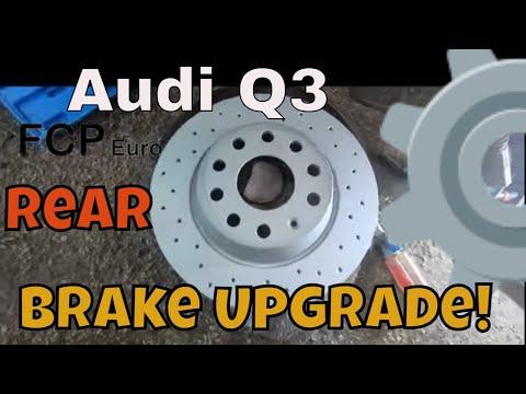 Audi Q3 Rear Brake Pad and Rotor Replacement and Upgrade