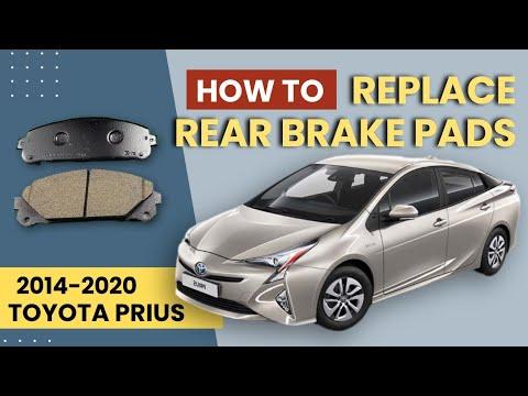 How to replace rear brake pads | Toyota Prius 2014-2020 | DIY guide