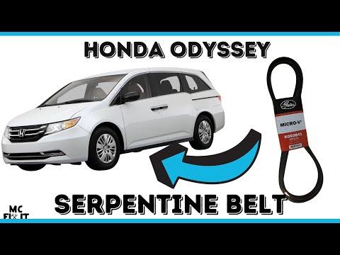 How to Replace a Serpentine Belt on a Honda Odyssey 2011 - 2017 (4rd Generation)