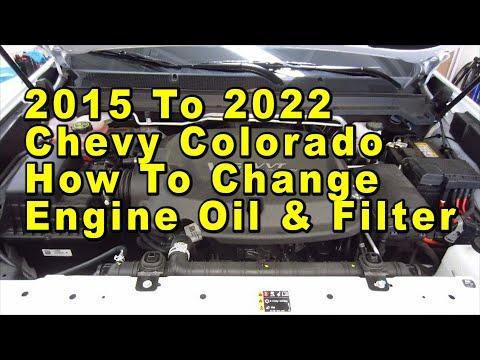 How to Change Engine Oil & Replace the Oil Filter on a 2019 Chevrolet Colorado