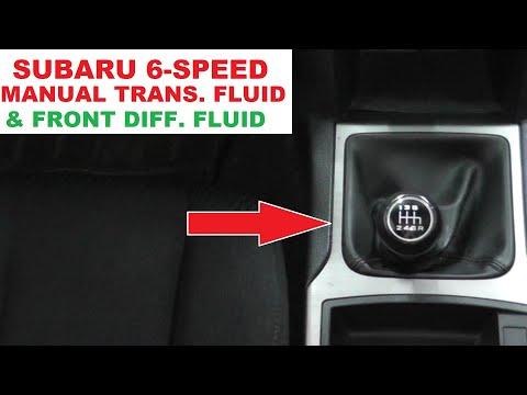 Subaru Outback Manual Transmission and Front Differential Fluid Replacement