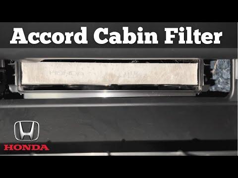How To Change A 2018 - 2022 Honda Accord Cabin Air Filter - Remove Replace Replacement Location
