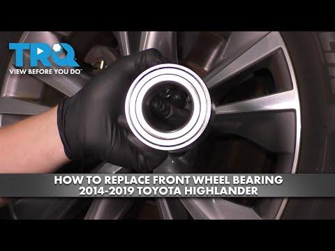 How to Replace Both Front Wheel Bearings on a 2015 Toyota Highlander