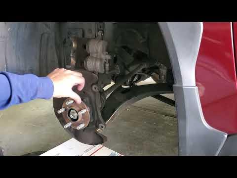 2016 Subaru Crosstrek Changing out Rotors and Pads.