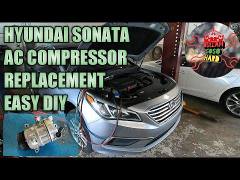How to Replace the A/C Compressor on a 2016 Hyundai Sonata (R-134a System)