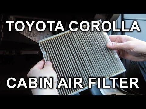 Toyota Corolla (2019-2026): Cabin Air Filter Replacement.