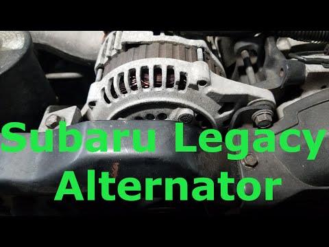 Subaru Legacy Alternator Replacement and Engine Start