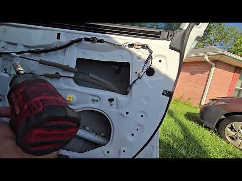 How to Replace the Rear Door Lock Actuator on a 2019 Toyota Camry