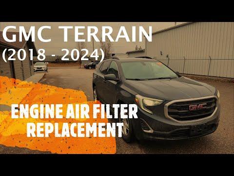 How to Replace the Engine Air Filter on a 2018-2025 GMC Terrain (DIY Guide) (Engine: Inline 4 2.0L)