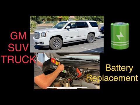Yukon battery replacement 2015-2020 GMC CHEVY Tahoe, Escalade Sierra, Silverado, suburban