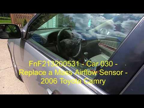 FnF213 - Car 030 - How to Replace a Mass Airflow Sensor - 2006 Toyota Camry