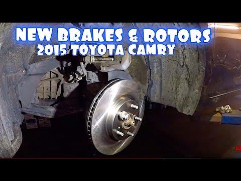 How to replace Front Brake pads and rotors 2015 Toyota Camry