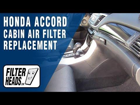 How to Replace the Cabin Air Filter on a 2003-2024 Honda Accord (Glove Box Method) (Engine: Inline 4 2.4L)
