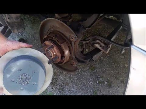 How To Replace The Rear Pads And Rotors On A Subaru