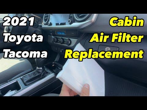 How to Replace the Cabin Air Filter in a 2021 Toyota Tacoma