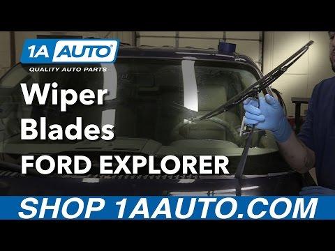 How to Replace Front Windshield Wiper Blades on a 2005-2010 Ford Explorer