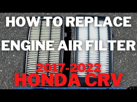 How To Replace Engine Air Filter 2017-2022 Honda CRV