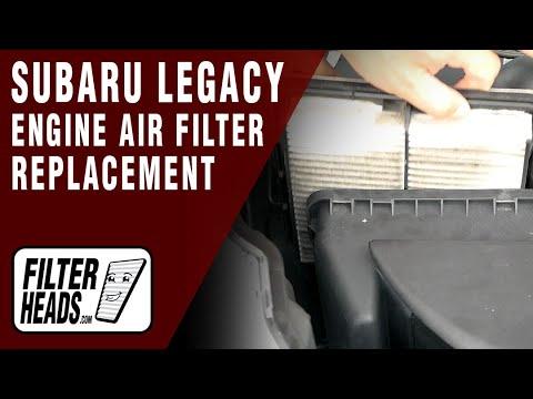 How to Replace the Engine Air Filter on a 2005-2021 Subaru Legacy (DIY Guide) (Engine: Flat 4 2.5L)