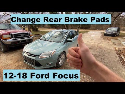 How to Replace Rear Brake Pads on a 2008-2018 Ford Focus (Disc or Drum Guide) (Engine: Inline 4 2.0L)