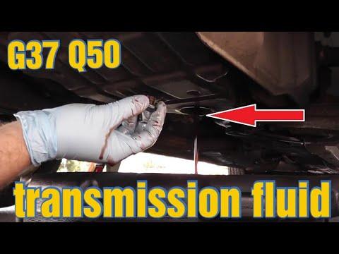 How to Change  Transmission Fluid Service for Infiniti G37 Q50 Q60