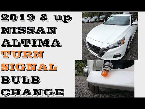 How to change replace turn signal bulb in Nissan Altima 2019 &amp; newer