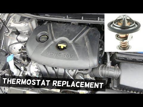 THERMOSTAT REPLACEMENT LOCATION KIA FORTE SOUL 1.8 2.0 NU