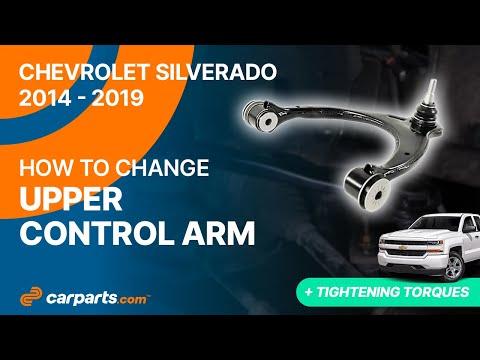 How to replace the Upper Control Arms 2014 - 2019 Chevrolet Silverado 🚗