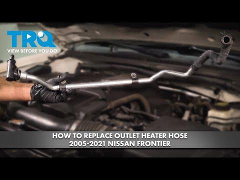 How to Replace Outlet Heater Hose 2005-2021 Nissan Frontier