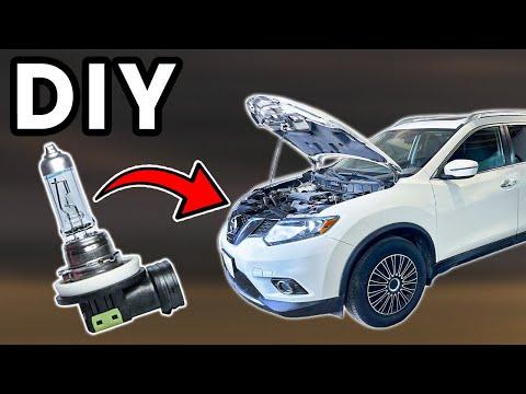 DIY 2014-2020 Nissan Rogue Headlight Bulb Replacement | How To Replace Nissan Rogue Bulbs