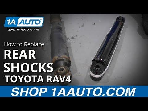 How to Replace Rear Shock Absorbers on a 2016 Toyota RAV4