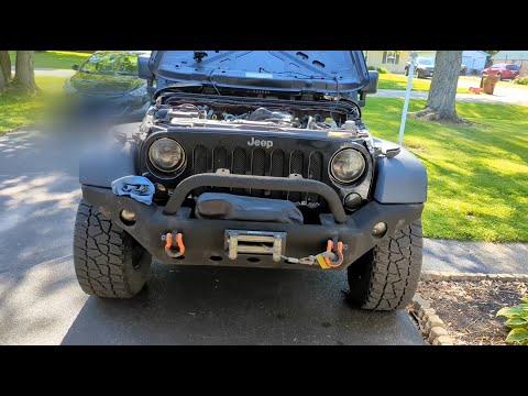 Power Steering pump replacement. Jeep Wrangler 2012 (Alternator removal,serpentine belt replacement)