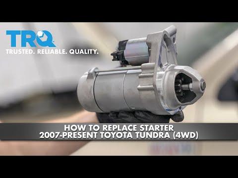 How to Replace Starter 2007-Present Toyota Tundra 4WD