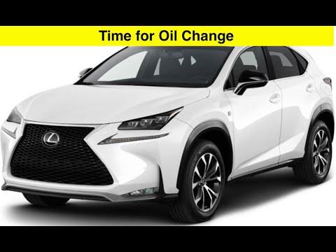 2016 LEXUS NX200t - Oil Change Service