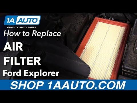 How to Replace the Engine Air Filter on a 2011-2026 Ford Explorer (Engine: V6 3.5L)