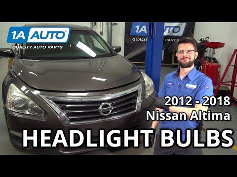 How to Replace Headlight Bulbs 2012-2018 Nissan Altima