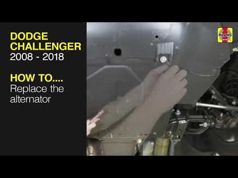How to Replace the alternator on the Dodge Challenger 2008-2018