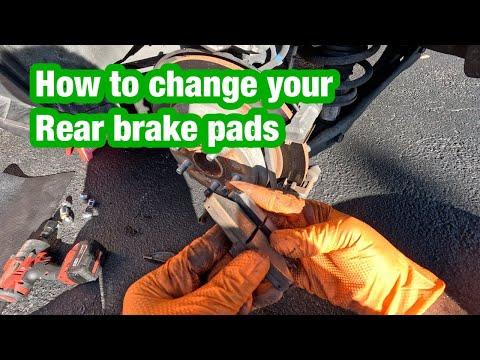 Honda passport pilot and Ridgeline rear brakes pads replacement