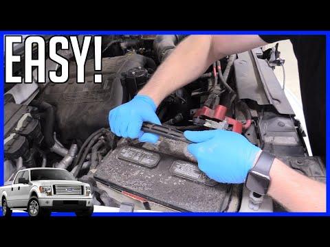 How to Replace the Battery on a 1993-2014 Ford F-150 (Group 65) (Trim: Lariat Limited | Engine: V8 6.2L)