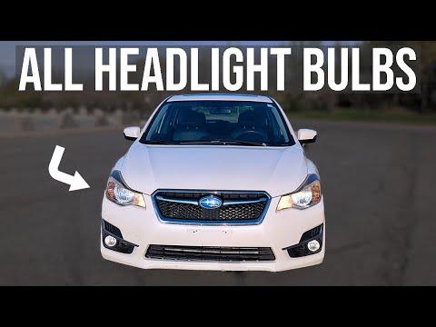 How to Replace Headlight Bulbs - Subaru Impreza (2012-2016)